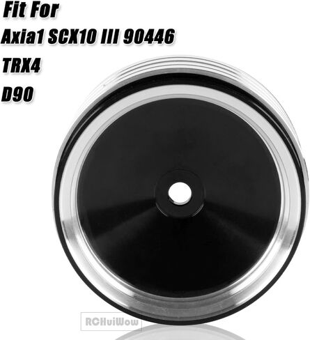 Metal 1.9 "Beadlock RC Wheels for 1/10 TRX4 AXIA1 SCX10 III 90446 D90 RC Crawler ، alloy 1.9 Beadlock Wheels 1.9 Beadlock Rim ، 4pcs ، Black in Saudi Arabia