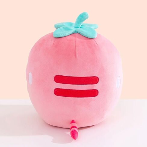 GUND Pusheen Strawberry Scented Squisheen Plush, Squishy Toy Stuffed Animal for Ages 8 and Up, Pink, 11" in Saudi Arabia
