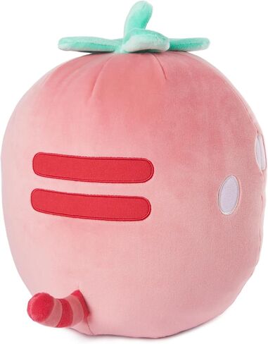 GUND Pusheen Strawberry Scented Squisheen Plush, Squishy Toy Stuffed Animal for Ages 8 and Up, Pink, 11" in Saudi Arabia