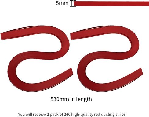 acoeitl Quilling Paper Strips 600 Strips 28 Clolors Multi Color Paper Quilling Set Width 5mm طول 39 سم مستلزمات DIY Quilling Quill in Kuwait