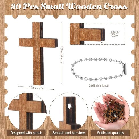 Blulu 30 Sets Gospel Tract Cards with Mini Wooden Cross Keychains Bulk Jesus Bible Salvation Pocket Postcards Religious Small Charms Christian Bookmarks Easter Church Supplies(Jesus Paid It All) in Kuwait