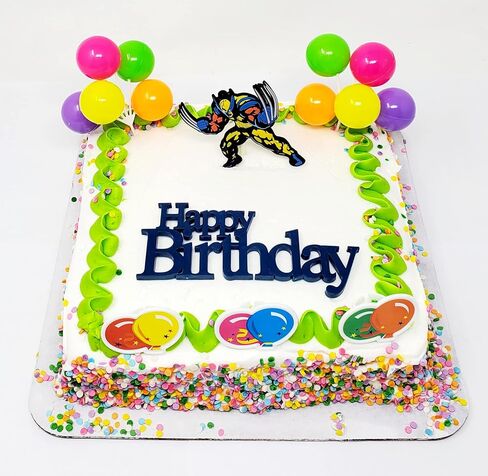 Wolverine Themed 7 Piece Birthday Cake Topper Set (Unique Design) in Saudi Arabia
