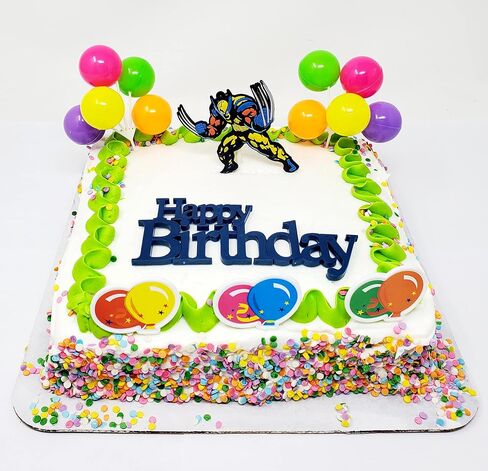 Wolverine Themed 7 Piece Birthday Cake Topper Set (Unique Design) in Saudi Arabia