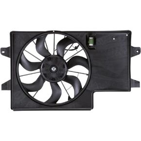 TYC 621850 Cooling Fan Assembly Compatible with 2008-2011 Ford Focus , Black