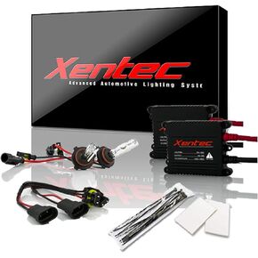 Xentec 9006 (HB4) 3000K HID xenon bulb x 1 pair bundle with 35W Digital Slim Ballast x 2 (Golden Yellow)