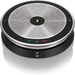 Sennheiser SP 20 506049 Sound-Enhanced, User-Friendly Mobile Speaker Phone For Desk Mobile Phone Softphone PC Connection w Omni-Directional Microphone Major UC Platform Compatibility