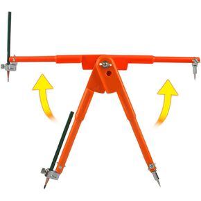 Woodworking Professional Drafting Compasses Carpenter Precision Pencil Compasses Adjustable Pencil Compass