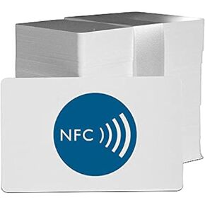MIFARE Classic 1K RFID Smart Cards (100 Pack) 13.56MHz 14443A Blank RFID Hotel Key Cards Printable (no mag Stripe) (100)