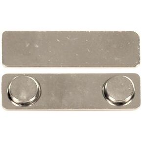 10 Pack - Magnetic Name Badge Tag Fastener Backing with Adhesive