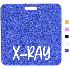 X-Ray Badge Buddy Silver Radiology شارة بطاقة أخصائي الأشعة الأفقية بريق بطاقات التمريض لشارات الأصدقاء المسجلين ممرضة الطالب هوية العلامات الملحقات المكتب الطبي in Kuwait