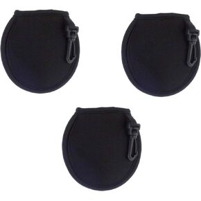 3 Pack Portable Pocket Golf Ball Washer Golf Ball Cleaner Pouch