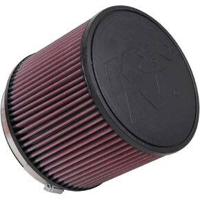 K&N Universal Clamp-On Air Intake Filter: High Performance, Premium, Washable, Replacement Air Filter: Flange Diameter: 6 In, Filter Height: 6 In, Flange Length: 1 In, Shape: Round, RU-3060