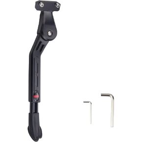 Adjustable Height Bike Kickstand Aluminium Alloy Double Leg Kick stand Fits For 24/26/28 Inch Single Speed Bicycles