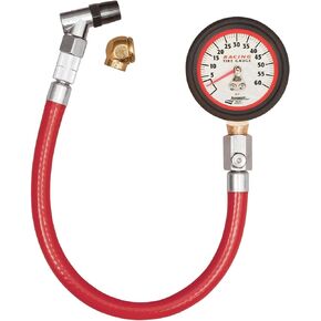 Longacre 50417 0-60 PSI Analog Tire Pressure Gauge, 2 Inch