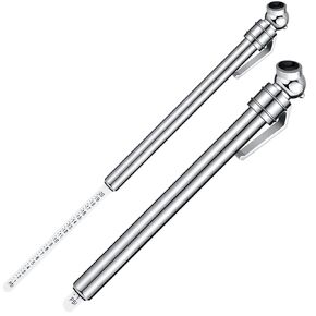 2 Pieces 0-20 PSI Low Pressure Tire Gauges Pencil Tire Gauges Low Pressure Pencil Tire Gauges for Reverse Osmosis Tank, Garden Tractors, Golf Carts, ATV, Sports Equipment