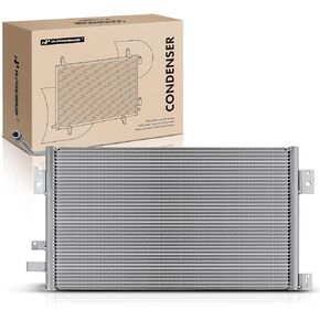 A-Premium Air Conditioning A/C Condenser Compatible with Chevrolet Camaro 1993-1997 & Pontiac Firebird 1993-1997, 3.4L 3.8L 5.7L