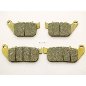 Front Rear Brake Pads Brakes for Harley Davidson Sportster XL 1200 C Custom 2004-2013 - R Roadster 2004-2008 - L Low 2007-2011 - N Nightster 2008-2012 - X 48 2010-2012 - V 72 2012-2013 M87