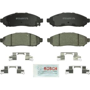 BOSCH BC1094 QuietCast Premium Ceramic Disc Brake Pad Set - Compatible With Select Nissan Frontier, Pathfinder, Xterra; Suzuki Equator; FRONT