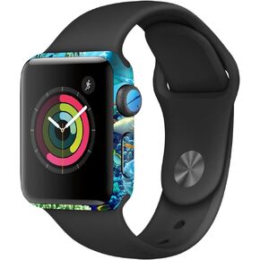 MightySkins Skin Compatible with Apple Watch Series 2 38mm - Ocean Friends | Protective, Durable, and Unique Vinyl Decal wrap Cover | Easy to Apply, Remove, and Change Styles | Made in The USA