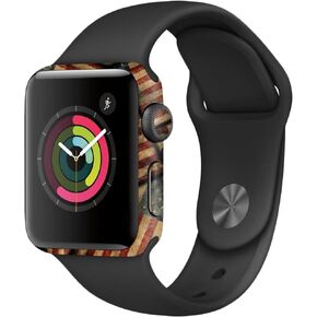 MightySkins Skin Compatible with Apple Watch Series 2 38mm - Vintage American | Protective, Durable, and Unique Vinyl Decal wrap Cover | Easy to Apply, Remove, and Change Styles | Made in The USA