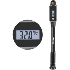 Bike Bicycle High Pressure Shock Pump 320 PSI Max Fork & Rear Air Suspension with Digital Gauge, Bike Pump Portable Great for Mountain Bike MTB Fork in Kuwait