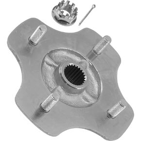 Caltric Rear Axle Wheel Hub with Nut Compatible with Honda Rancher 420 4X4 TRX420FE TRX420FM TRX420TE TRX420TM TRX420FP 2007-2013 / Recon 250 2x4 TRX250 TRXTE TRX250TM TRX250TE1 TRX420TM1 197-2023