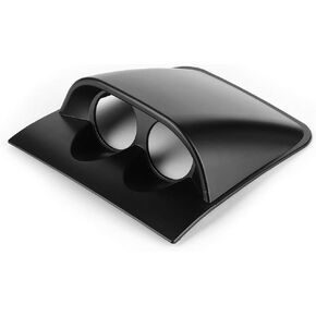52mm / 2in Universal Dual Hole Dashboard Gauge Holder, ABS Dashboard Gauge Pod Car Meter Mount Holder Bracket (Black) in Kuwait