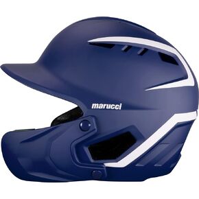 Marucci DuraVent Two-Tone Batting Helmet, NOCSAE Certified, Navy Blue, Senior