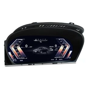 12.3 inch LCD Digital Instrument Cluster Replacement for 2004-2009 BMW 5 Series E60 E61.Digital speedometers Dashboard