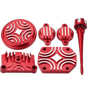 for lifan 125cc engine, Acouto Engine Dress-Up Kit,Aluminum Engine Dress Up Cover Kit Parts Fit For Lifan 110cc 125cc Pit Dirt Bike Red