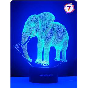 3D Horse Lamp, Optical Illusion Night Light for Room Decor & Nursery, Cool Birthday Gifts & 7 Color Changing Toys for Kids, Girls, Boys & Horse Lovers