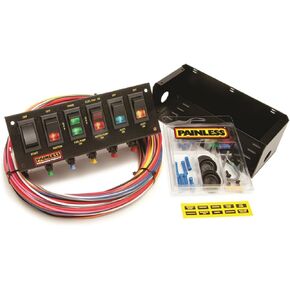 Painless Wiring 50302 Race Car 6 Switch Panel