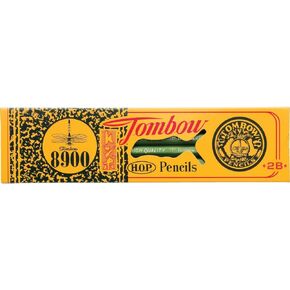 TOMBOW 51532 8900 Drawing Pencils, 2B, 12-Pack, Long Lasting Graphite Writing Pencils