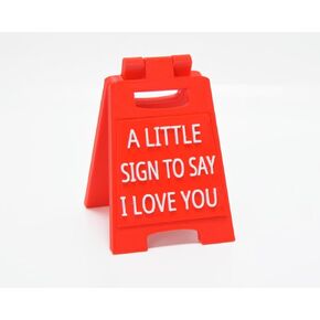 Valentines Day Gifts - Romantic I Love You Sign - Fun Boyfriend Valentine Day Gift - Cute Birthday, Christmas, Wedding Gift for Girlfriend, Wife, Fiancee - Mini Sign Decoration
