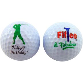 Westmon Works 50th Birthday Golf Balls Gift Pack for for Golfers