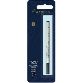 Waterman® Rollerball Pen Refill, Fine Point, 0.5 mm, Black