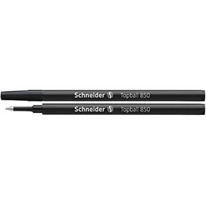 Schneider Topball 850 Black 0.5 mm Rollerball Refills - 2/pk
