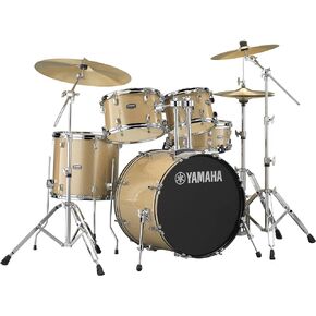 Yamaha Rydeen 5-Piece Drum Set With 20" Bass Drum, Floor Tom, 2 Toms With Ball Clamp And Wood Snare Drum, Champagne Glitter in Saudi Arabia