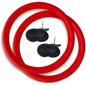 Tannus Armour Tire Inserts, 2 No Flat Bicycle Tire Inserts with 2 Tubes | Puncture Proof Bike Tube Protector, Stops Flats from Thorns and Pinching