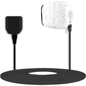 Charging Cable for Arlo Pro and Arlo Pro 2, 10 Feet Weatherproof Outdoor Power Cord with Quick Charge 3.0 Power Adapter, Continuously Charging Your Arlo Camera, Black