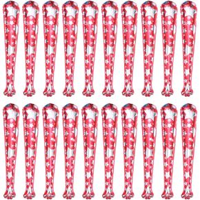 LIOOBO 20 Pcs Thunder Sticks Bam Bam Cheer Sticks Inflatable Boom Sticks Noisemakers Stick Cheerleading Blow Up Noisemakers for Sporting Wedding Party Bar(Golden)
