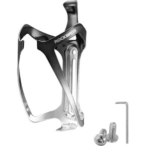 ROCKBROS Bike Water Bottle Holder Durable Aluminum Water Bottle Holder for Bike Lightweight Bike Bottle Holder for Bicycle MTB, Road/Mountain Bikes