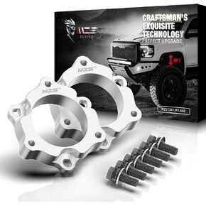 MZS 2" Front Leveling Kit Lift Strut Spacers Compatible with 2005-2023 Tacoma | 2003-2023 4Runner | 2007-2015 FJ Cruiser 2WD 4WD