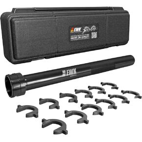 EWK 13 Pcs Inner Tie Rod Removal Tool Kit with Crowfoot Adapters, Remove & Install Tie Rods in Most Cars, Trucks & SUVs