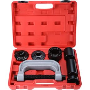 Ball Joint Press and U Joint Removal Tool Kit with 4x4 Adapters for Most 2WD and 4WD Cars and Light Trucks