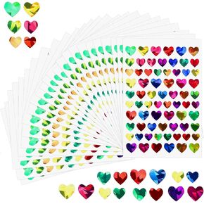 2400 PCS Star Stickers for Kids Reward, Holographic Star Stickers Reward Stickers for Kids Behavior Chart School Classroom Teacher Supplies 0.6" Small Teacher Stickers for Kids Classroom