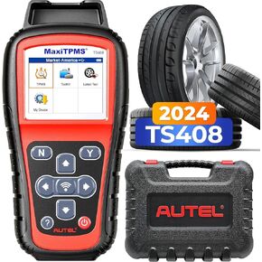 Autel TPMS Relearn Tool TS408 w/Toolkit, 2024 Upgraded Version of Autel TS401, TPMS Reset, Sensor Activation, Program, with Lifetime Update