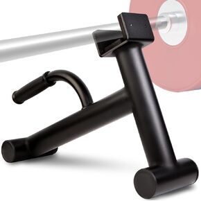 Deadlift Jack Barbell Stand,Barbell Stand for Weight Training Home Gym Easily Unload and Load 600lbs Barbell Plates for Deadlift Exercise