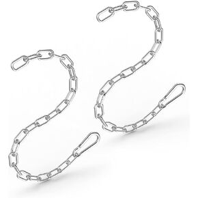 Fitness Chain, Weight Lifting Chains, Cable Machine Extension Chain, 304 Stainless Steel LAT Pull Cable Extension Weight Machine Chain, Curl Bar Chain for Home Gym in Kuwait