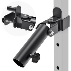 SELEWARE T Bar Row Landmine Attachment for 2" x 2" Power Rack, Power Cage Attachment for 2'' Barbell Free Swivel Heavy Duty Structure 600 lbs Capacity